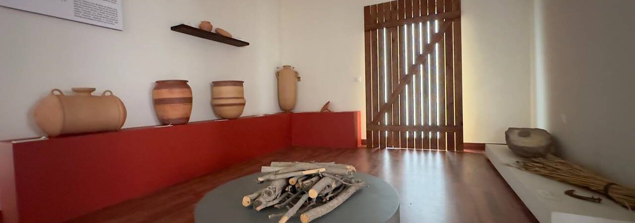 Recreación de una casa ibera en el Centro de las Culturas del Mediterráneo. | Tito S./QVEA